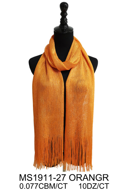 Metallic Scarves MS1911A (12pc)