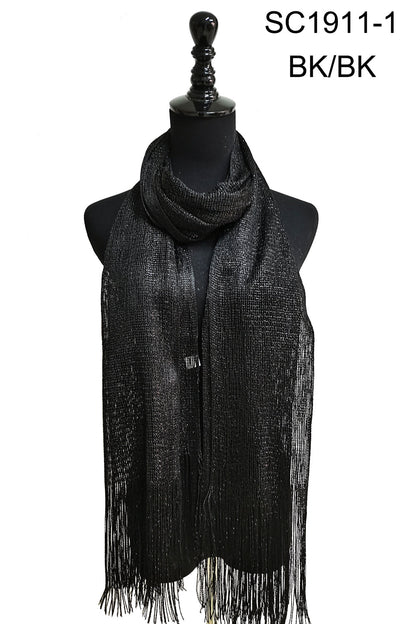 Metallic Scarves MS1911A (12pc)
