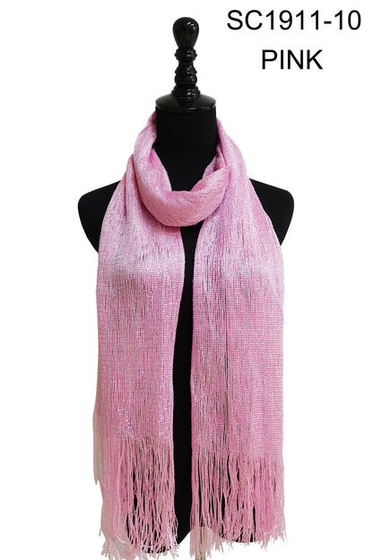 Metallic Scarves MS1911A (12pc)
