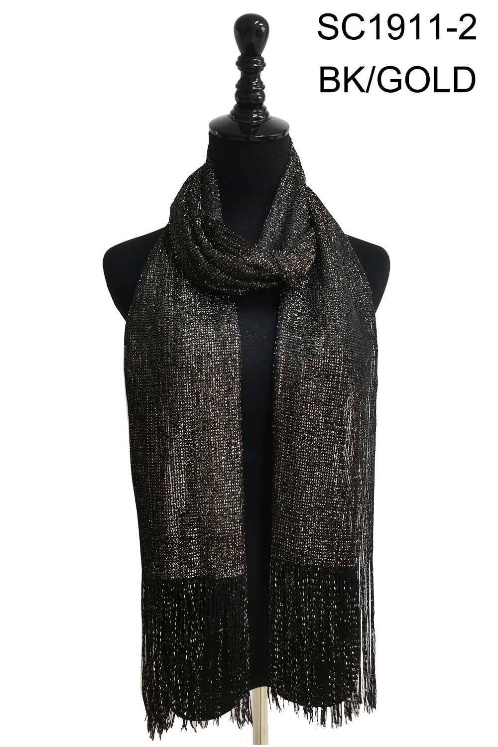 Metallic Scarves MS1911A (12pc)