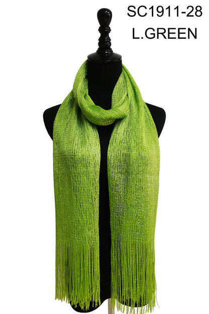 Metallic Scarves MS1911A (12pc)