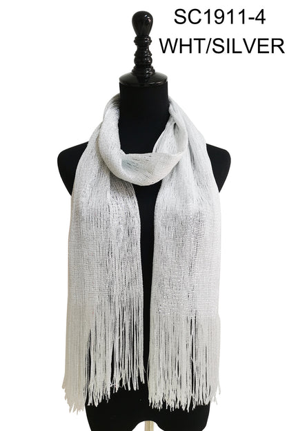 Metallic Scarves MS1911A (12pc)
