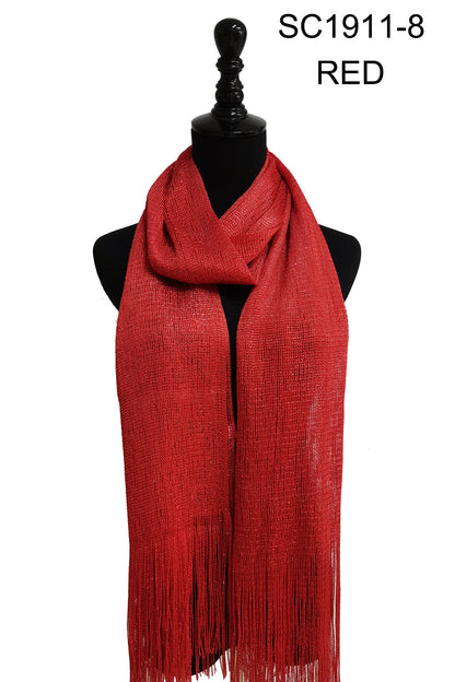 Metallic Scarves MS1911A (12pc)