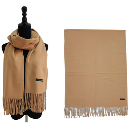 Cashmere Feel Plain Scarves CA4670 (12PC)