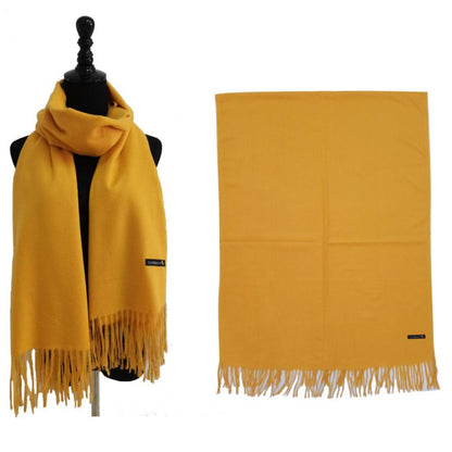 Cashmere Feel Plain Scarves CA4670 (12PC)