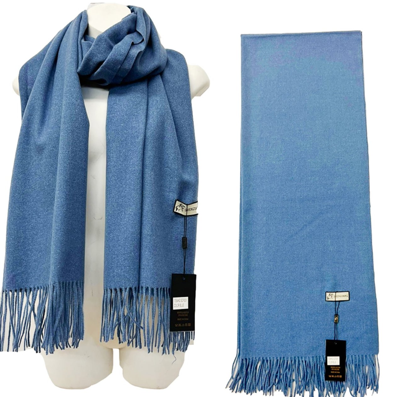 Cashmere Feel Plain Scarves SCF825 (6PC)