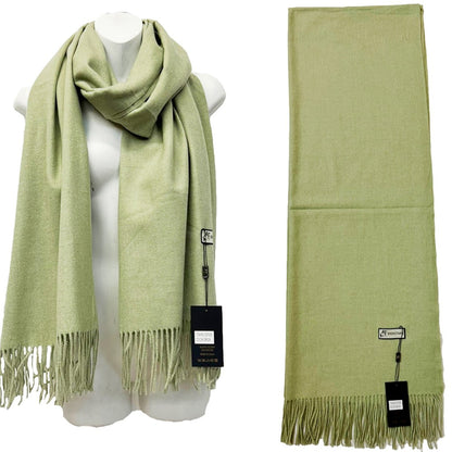 Cashmere Feel Plain Scarves SCF825 (6PC)