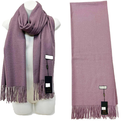 Cashmere Feel Plain Scarves SCF825 (6PC)