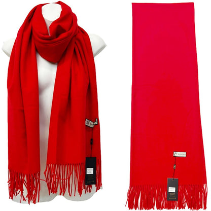 Cashmere Feel Plain Scarves SCF825 (6PC)