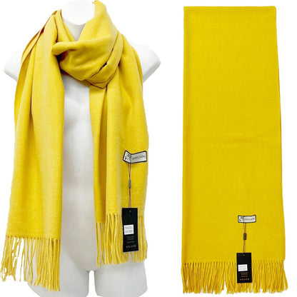 Cashmere Feel Plain Scarves SCF825 (6PC)