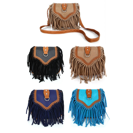 Boho Tassel Crossbody Bag SS2828-43 (12PC)
