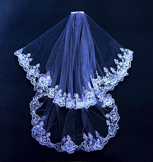 Wedding Veil WV333-32 (3PC)